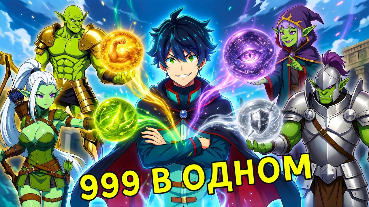 Он Получил Силу 999 Легендарных Гоблинов И Стал Сильнейшим В Человеческой Академии! ПЕРЕСКАЗ МАНХВЫ
