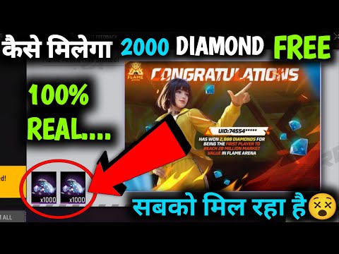 CONGRATULATIONS HAS WON 2000 DIAMOND FOR BEING THE FIRST PLAYER TO REACH 20 MILLION FLAME ARENA ?