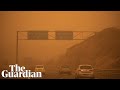 Massive sandstorm engulfs Canary Islands