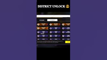 Finally District Unlock 🤯 ll Weapon Glory Leaderboard 😱 ll #freefireshorts #viral