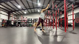 Landmine pivot press (w/ commentary)