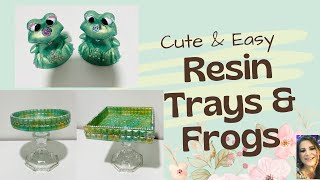 Super Cute: Easy Resin Pedestal Trays and Frogs: Tutorial @LETSRESIN