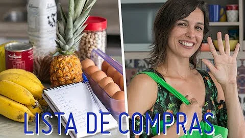 Como fazer uma lista de compras do mês?