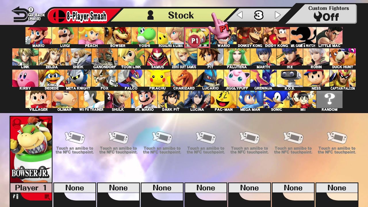 Super Smash Bros. for Wii U: Koopalings 8-Player Smash