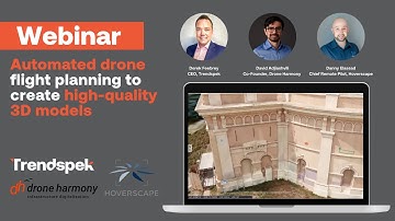 Automated Drone flight planning to create high-quality 3D models with Drone Harmony and Trendspek