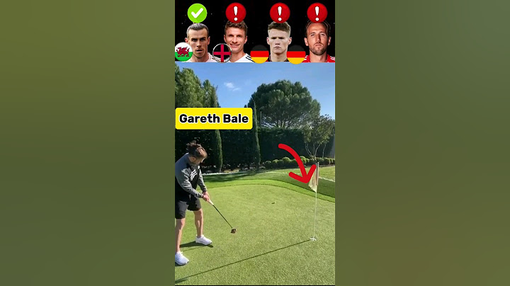 Gareth Bale vs Thomas Müller vs scott mctominay vs Harry Kane : Playing golf⛳