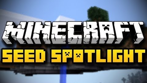 Minecraft Seed Spotlight #27 - WATERFALL FLOATING ISLAND! (HD)