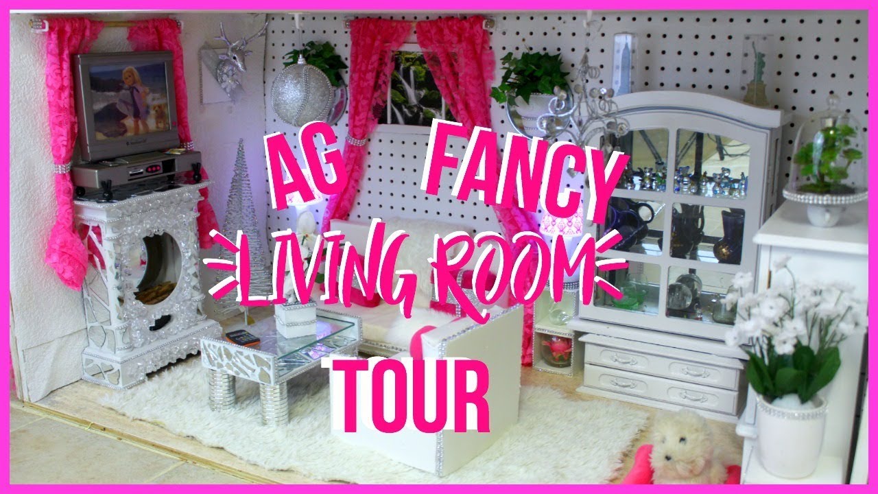 Fancy American Girl Doll Living Room Tour! YouTube