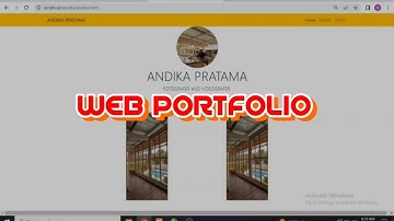 CARA MEMBUAT WEB PORTFOLIO |  BOOTSTRAP 5