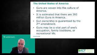 Addressing Gun Violence:  A Physician's Perspective