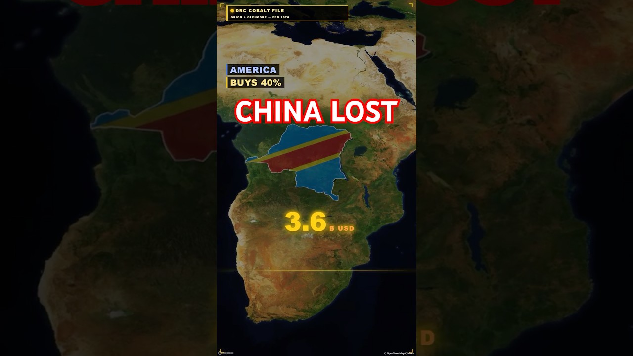 America Just Bought 40% of Congo's Cobalt. China Owned That Game.