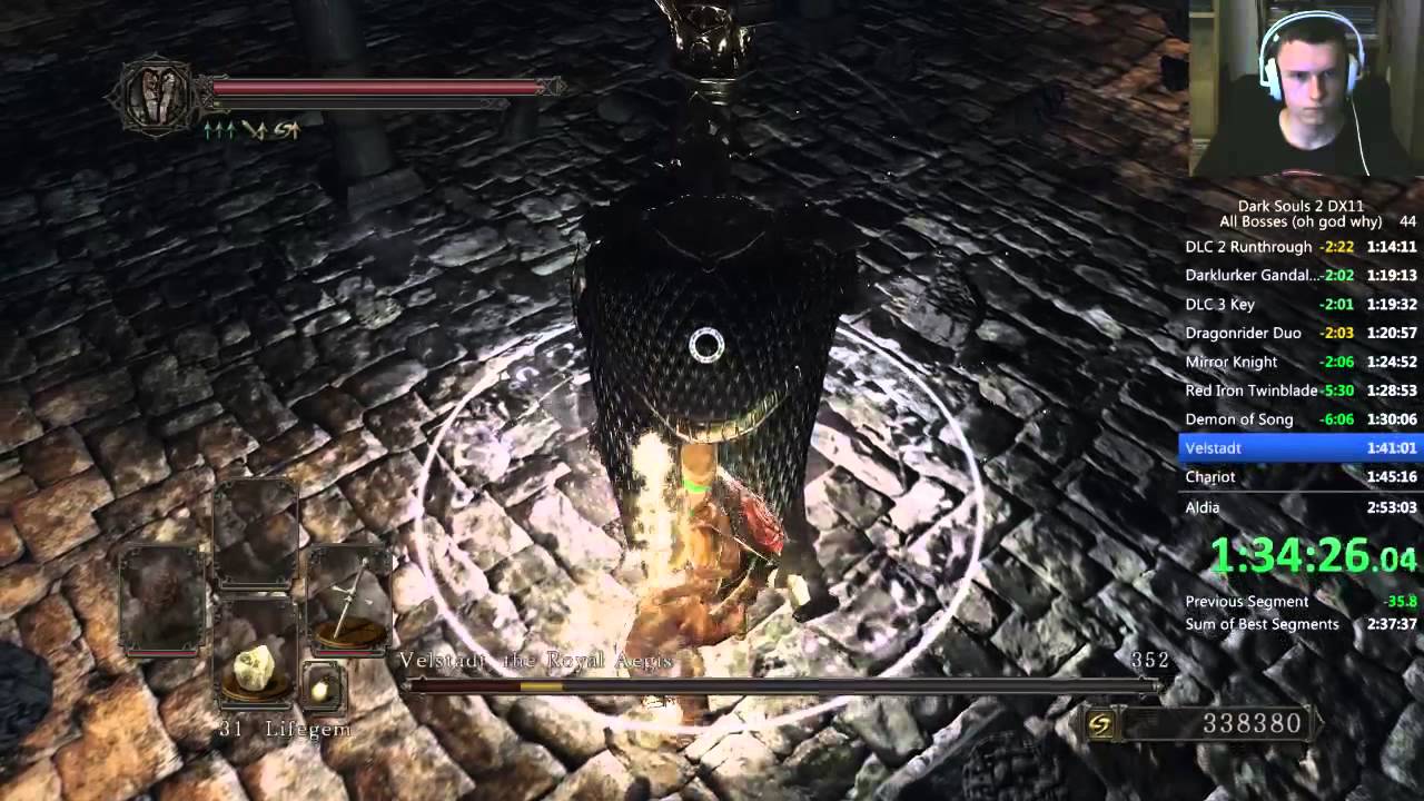 DS 2 All Bosses Speedrun SotFS DX11 02 48 47 Former Record YouTube