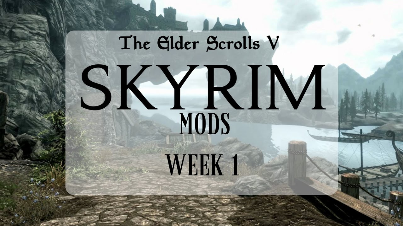 Skyrim Mods Week 1 PS4/XB1 Edition newspaper mockup