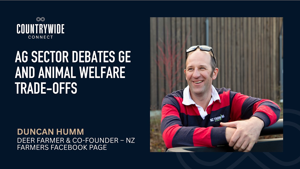 Ag sector debates GE and animal welfare trade-offs // Duncan Humm, Co-Founder, NZ Farmers Facebook
