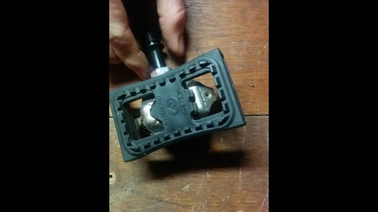 removing shimano spd pedals