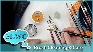 Cleaning & Caring For Your Watercolor Brushes