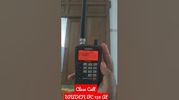 CLOSE CALL UNIDEN BA125AT - HOW TO CLOSE CALL with Uniden