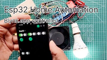 How to make Home Automation system using Esp32 and Blynk app