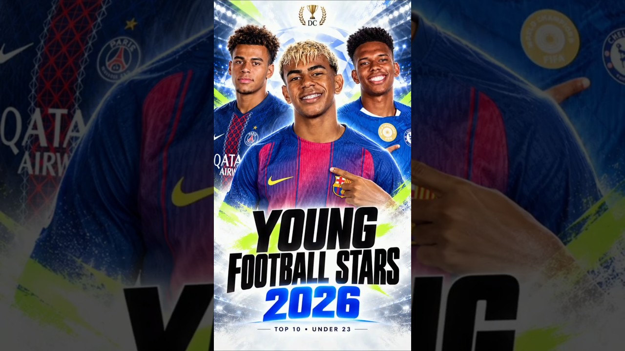 Top 10 Young Football Stars in 2026 ⚽ Who’s Your No. 1? #Shorts