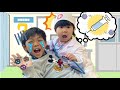 【お医者さんごっこ】注射！？手を洗わずにおやつを食べると…【寸劇 病院ごっこ】