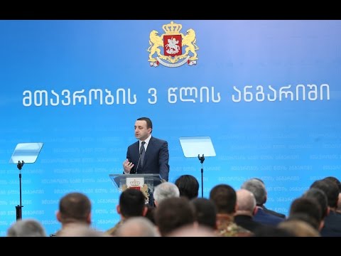 საქართველოს მთავრობის მეთაურის ანგარიში