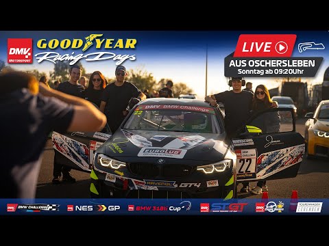 🔴 4. Lauf DMV Goodyear Racing Days 2025 - Oschersleben - 24.08.2025 - Live