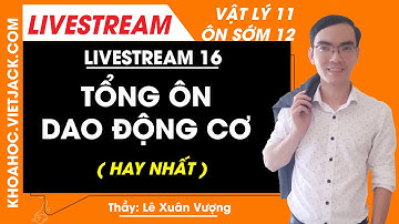 Tổng ôn dao động cơ - Vật lý 12 -Thầy Lê Xuân Vượng