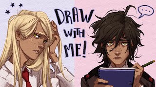 ★ Character Hairstyle Meme feat. Fiona!! // Chill Drawing Session + talking about my projects