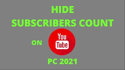 How to hide subscribers on youtube channel || Subscribers hide kaise kare 2021on Youtube