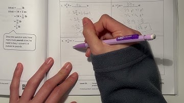 Eureka Math Grade 5 Module 4 Lesson 20 Homework | #mathhelp #fractions #mathwithaubrey