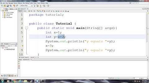 Beginning Java Tutorial: 9 Variables change values
