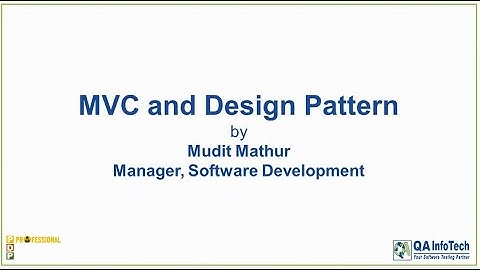 MVC and Design Pattern Training Session | Professional Development Program - QA InfoTech
