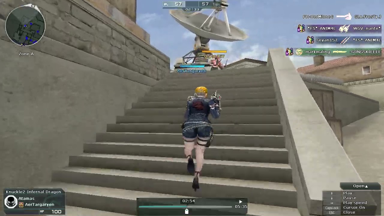 CROSSFIRE GAME REPLAY: Bladed Knuckle Infernal Dragon FFA (crabwalk)