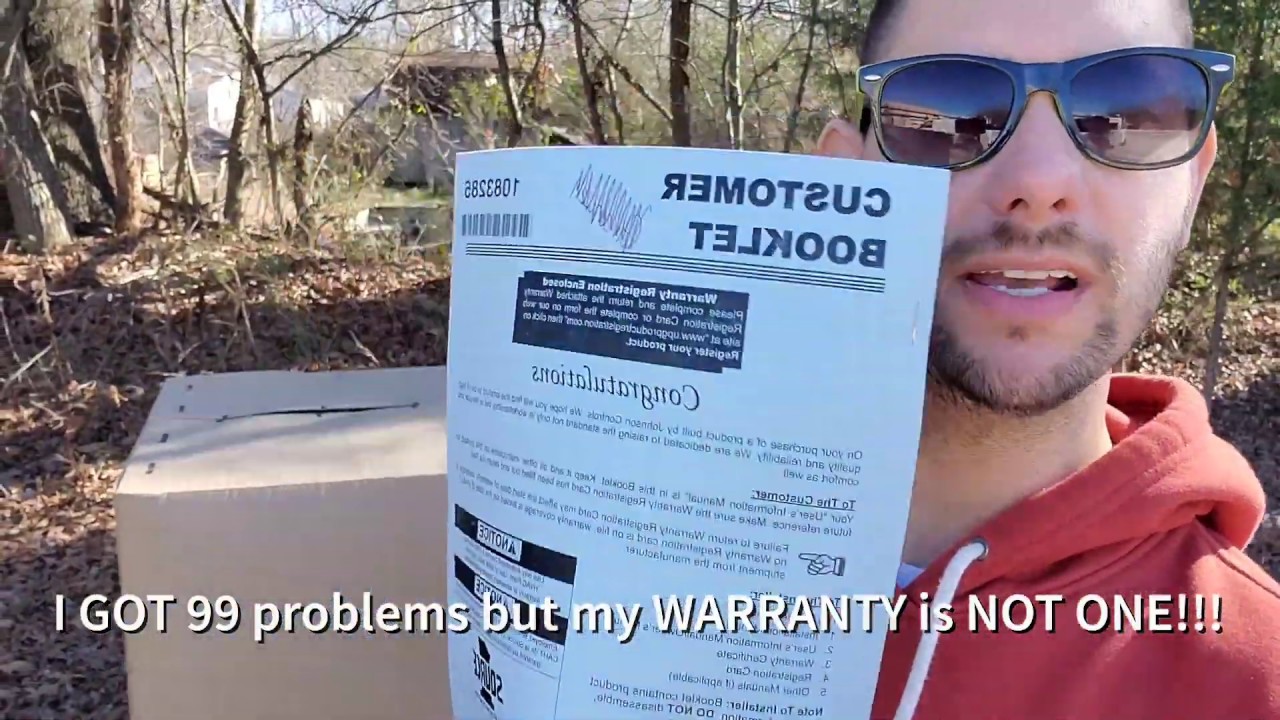 Air Conditioner Warranty from Manufacturer in the Customer Booklet 