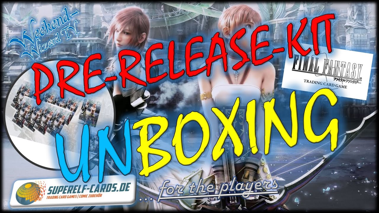 FINAL FANTASY TCG: Emissaries of Light Pre-Release-Kit - UNBOXING - YouTube