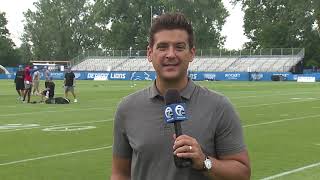 Lions put on pads for first time in camp, Dan Campbell calls Penei Sewell 'man on a mission'
