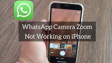 WhatsApp Camera Zoom Not Working on iPhone