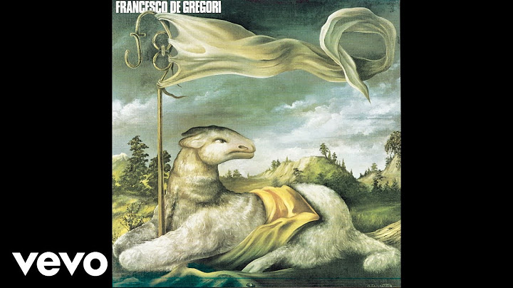 Francesco De Gregori - Chissà dove sei (Official Audio)