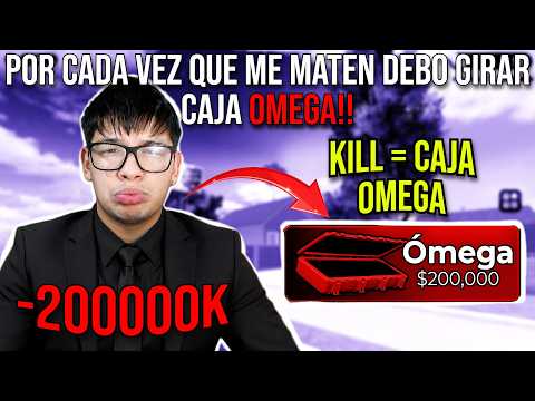 DEBO GIRAR CAJA OMEGA DE 200K POR CADA VEZ QUE ME MATEN en blockspin roblox