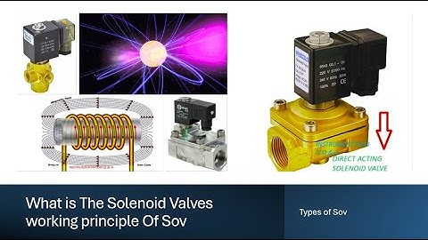 WHAT IS SOLENOID VALVE (SOV) Working Principle