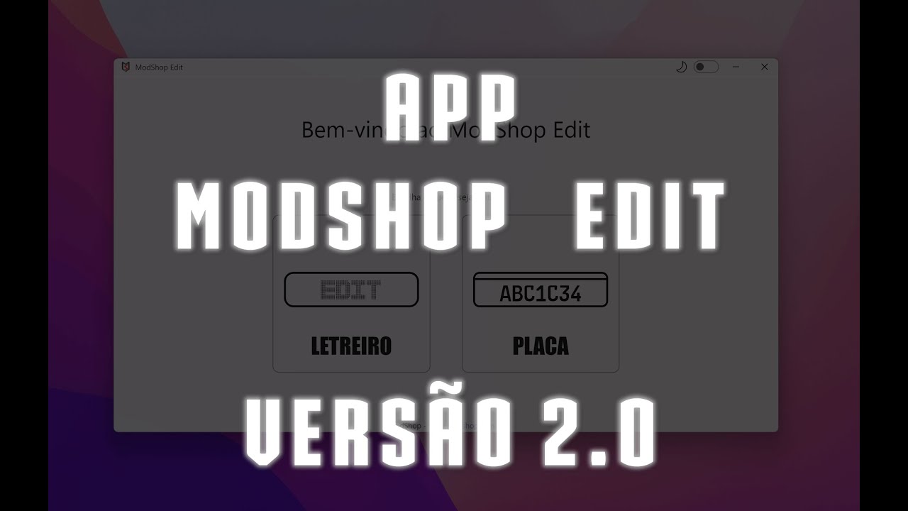 Android Modshop LANÇAMENTO! NOVA VERSÃO APP MODSHOP EDIT - EDITAR PLACA + MULTIPLAYER ...