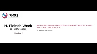 H.Fleisch Week Workshop: Multi-OMICs in Musculoskeletal Research