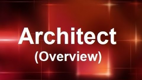MicroStrategy - Architect (overview) - Online Training Video by MicroRooster