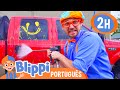 Blippi Aprende a Lavar Carros no Lava a Jato! | 2 HORAS DO BLIPPI! | Vídeos Educativos para Crianças