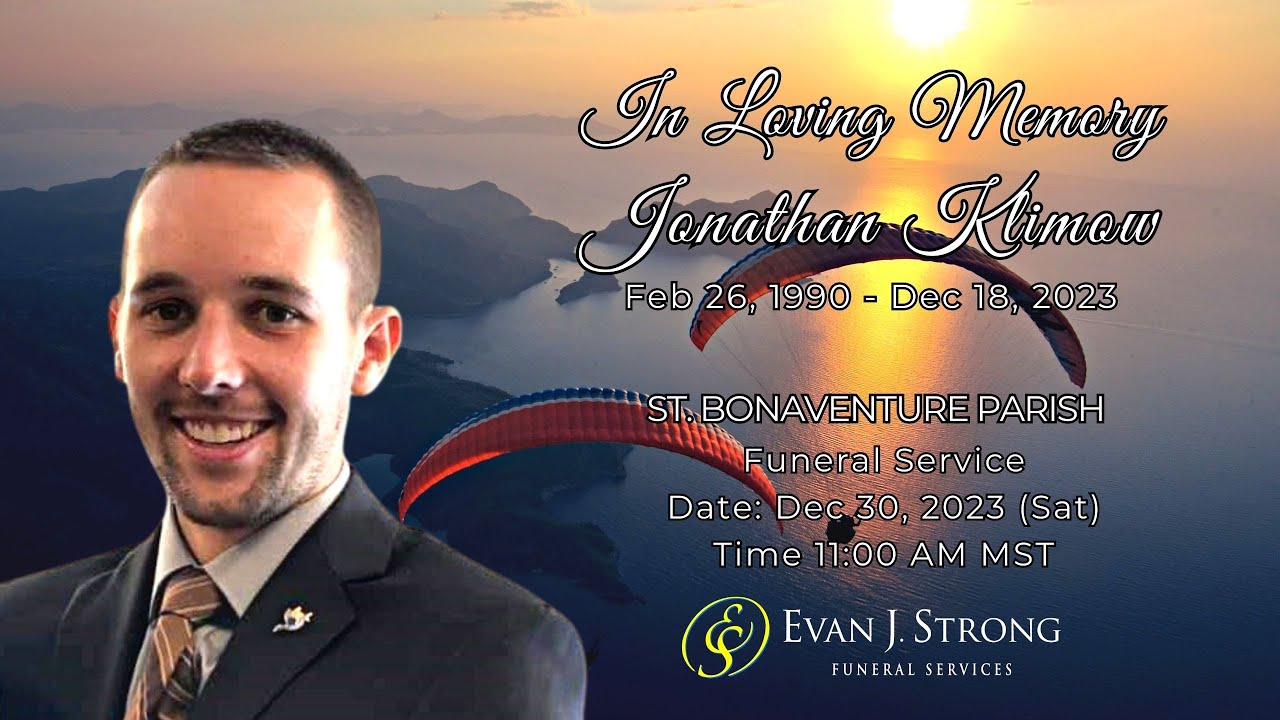 Jonathan Klimow - Funeral Service Live Stream - YouTube