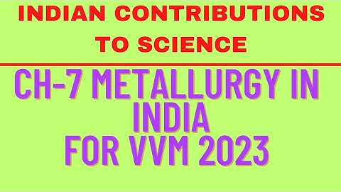 Study material vvm ||Indian contribution to science||CH-6 #vvm #science #2023 #prepration #howto