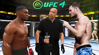 UFC 4 l Mike Tyson vs. Michael Bisping (EA SPORTS UFC 4) mma wwe
