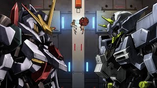 ガンダム・端白星（第2形態） ガンダム・アスモデウス 出撃シーン