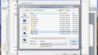 Create barcode labels with data from an Excel spreadsheet