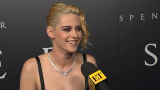 Kristen Stewart Says It Was SPOOKY Wearing Princess Di's Wedding Dress (Exclusive)